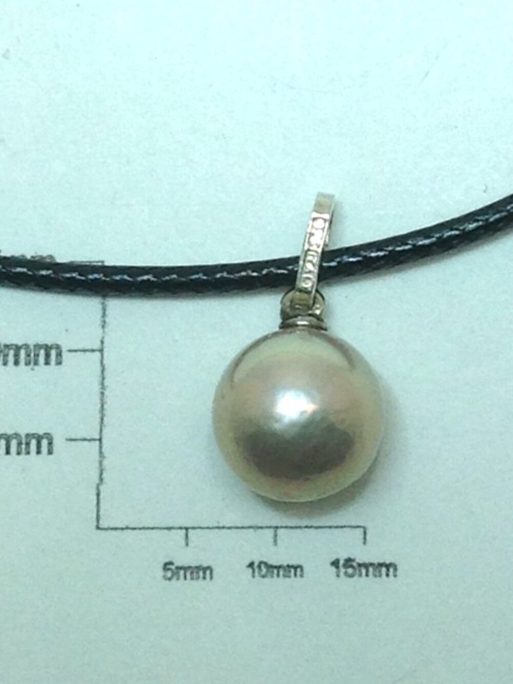 Cultured Pearl Silver Charm.